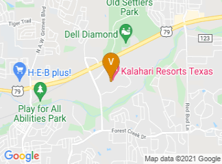map of Kalahari Resorts and Conventions
