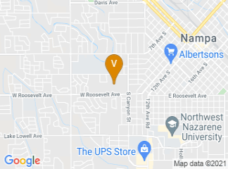 map of St. Paul's Catholic Church & School