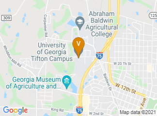 map of University of Georgia Tifton Campus