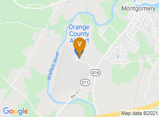 map of Orange County Airport