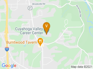 map of Cuyahoga Valley Career Center