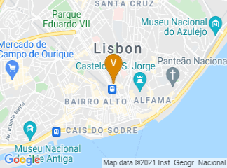 map of Hotel Gat Rossio