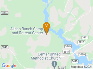 map of Allaso Ranch Camp and Retreat Center