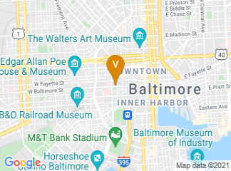 map of University of Maryland School of Law