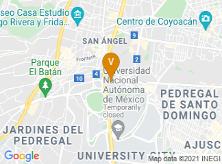 map of UNAM - Centro de Servicios Psicológicos “Dr. Guillermo Dávila”