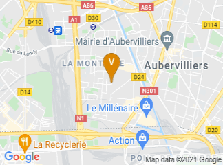 map of Campus Condorcet - Hôtel à projets et siège social
