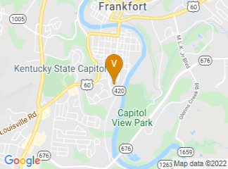 map of Kentucky Capitol Annex