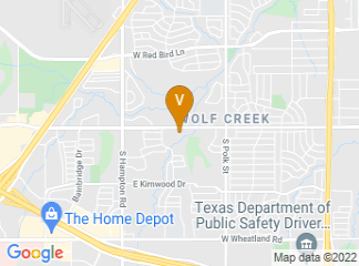 map of Oak Cliff Bible Fellowship