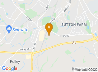 map of Shrewsbury Town Football Club