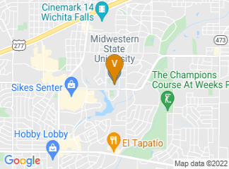 map of Midwestern State University