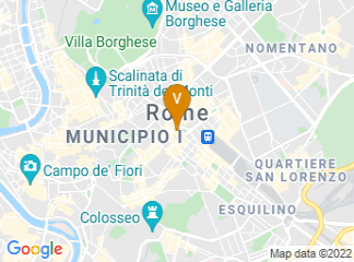 map of The Space Cinema Moderno Roma