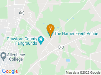 map of The Harper Event Venue