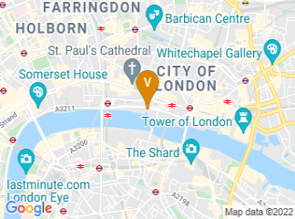 map of The Westin London City