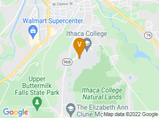 map of Hillel at Ithaca College
