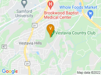 map of Vestavia Country Club