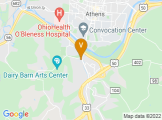 map of Ohio University Inn & Conference Center