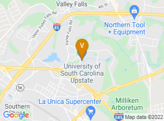 map of University of South Carolina Upstate
