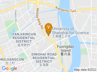 map of University of Shanghai for Science and Technology