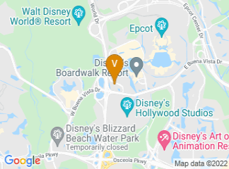 map of Walt Disney World Swan Reserve