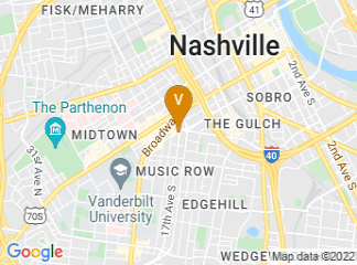map of Virgin Hotels Nashville