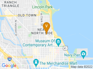 map of Viceroy Chicago