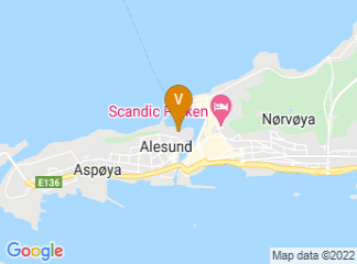 map of Thon Hotel Ålesund