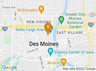 map of Hy-Vee Hall