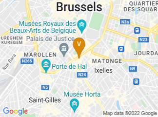 map of Le Louise Hotel Brussels - MGallery