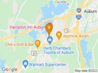 map of Auburn/ Webster Elks Lodge
