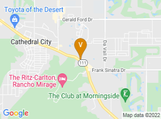 map of Motel 6 Rancho Mirage, CA - Palm Springs