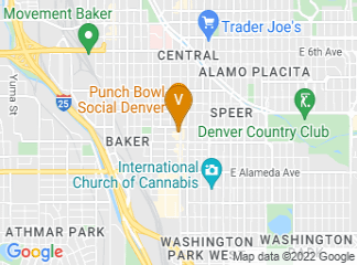 map of Goodwill Denver - Broadway and Archer