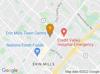 map of Erin Mills Town Centre