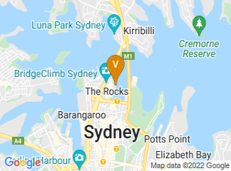 map of Sydney Cove Overseas Passenger Terminal