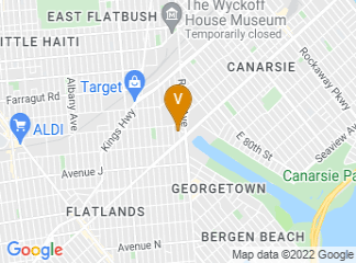 map of Brooklyn Public Library - Paerdegat Branch
