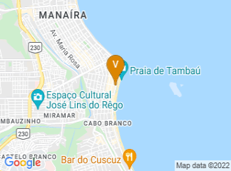 map of Hotel Nord Luxxor Tambaú