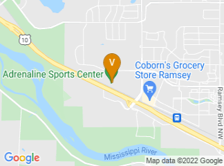 map of Adrenaline Sports Center