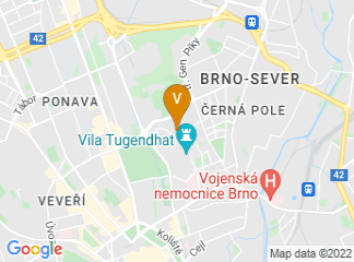 map of Faculty of Business Mendel University in Brno