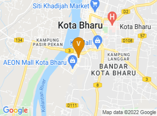 map of Lincoln University College - Kota Bharu