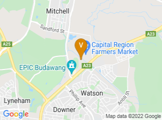 map of Exhibition Park in Canberra (EPIC)