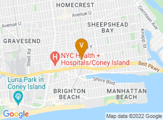 map of Brooklyn Public Library - Sheepshead Bay Branch