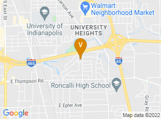 map of Rosedale Hills United Methodist