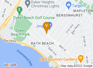 map of Brooklyn Public Library - New Utrecht Branch