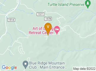 map of Art of Living Retreat Center