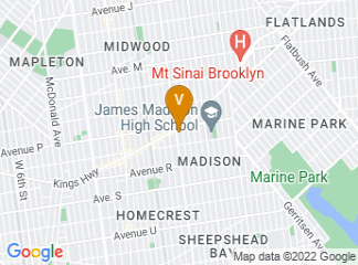 map of Brooklyn Public Library - Kings Highway Branch