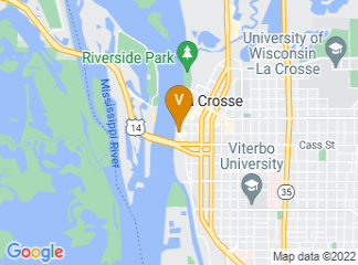 map of Weber Center for the Performing Arts
