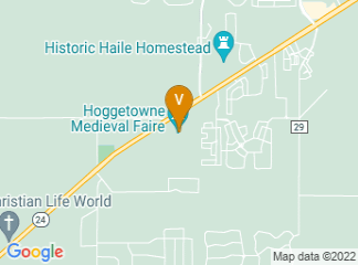 map of Hoggetowne Medieval Faire