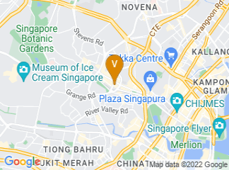 map of Hilton Singapore Orchard