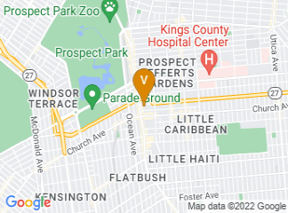 map of Brooklyn Public Library - Flatbush Branch