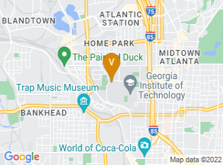 map of Georgia Tech Manufacturing Institute