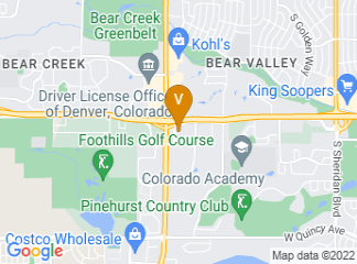 map of Holiday Inn Denver Lakewood, an IHG Hotel
